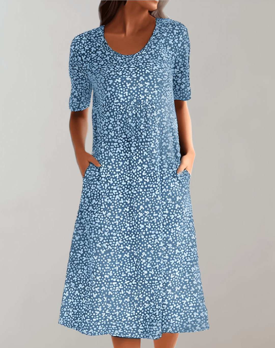 Women's Lightweight Summer V-Neck Dress