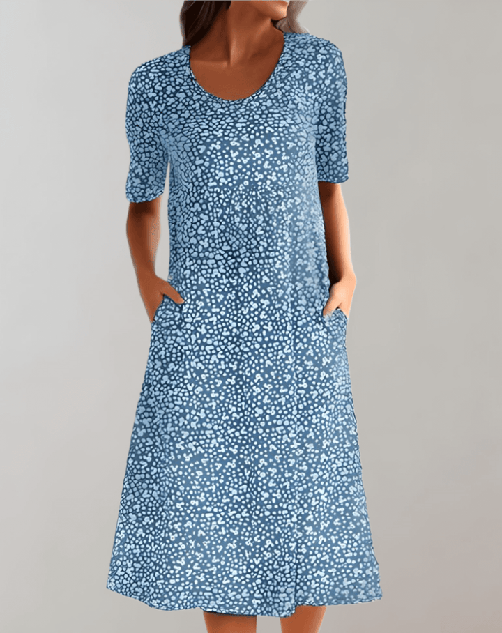 Women's Lightweight Summer V-Neck Dress