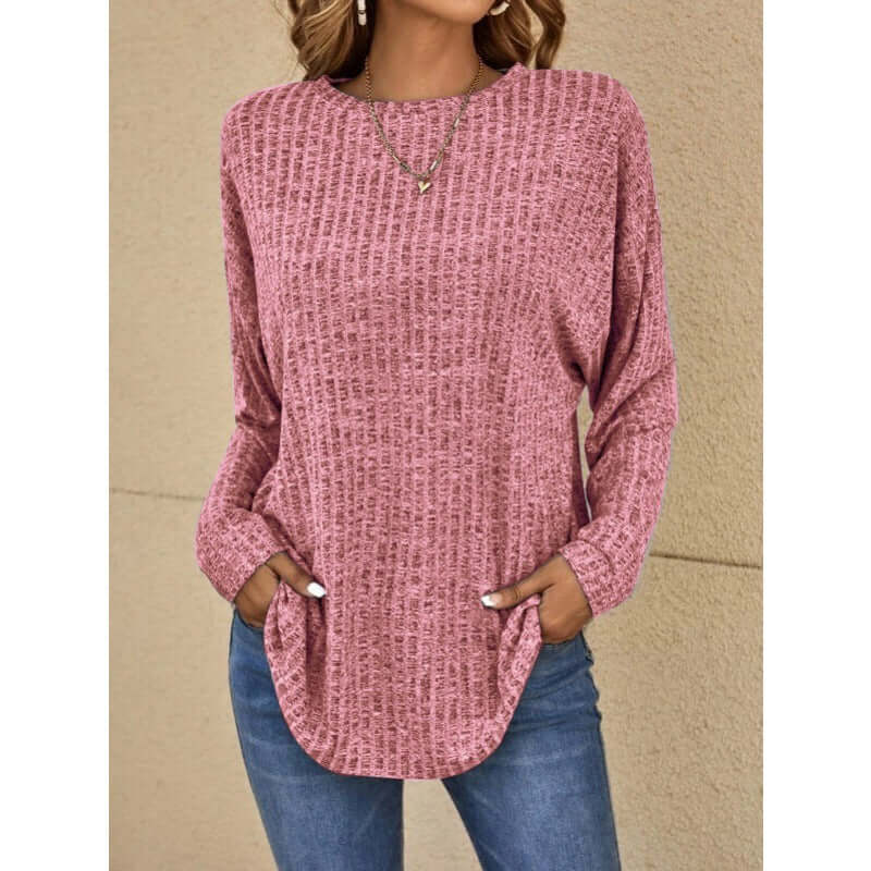 Women's Knitted Stretchy Casual Top