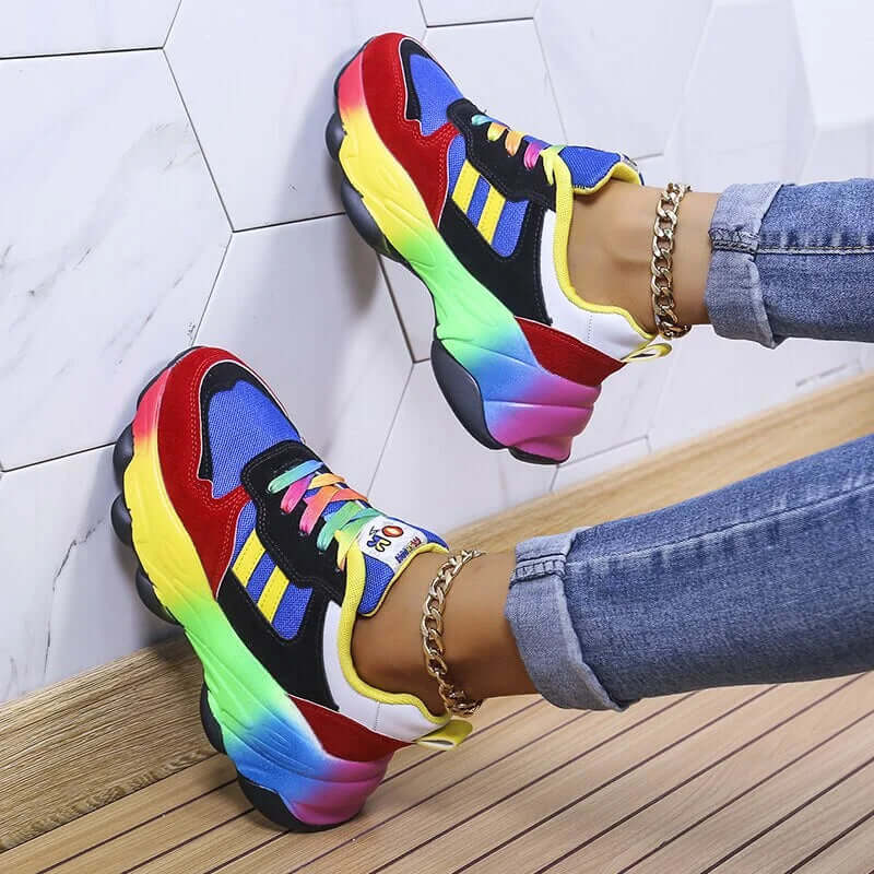 Women's Colorful Chunky Trainers