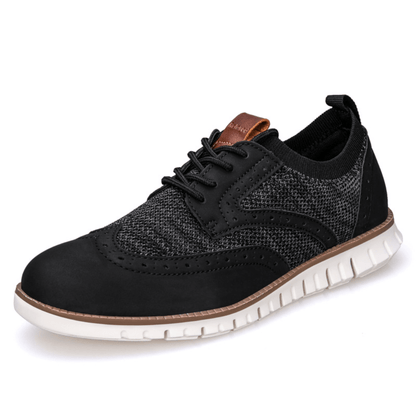 Men's Knit Wingtip Brogue Shoes