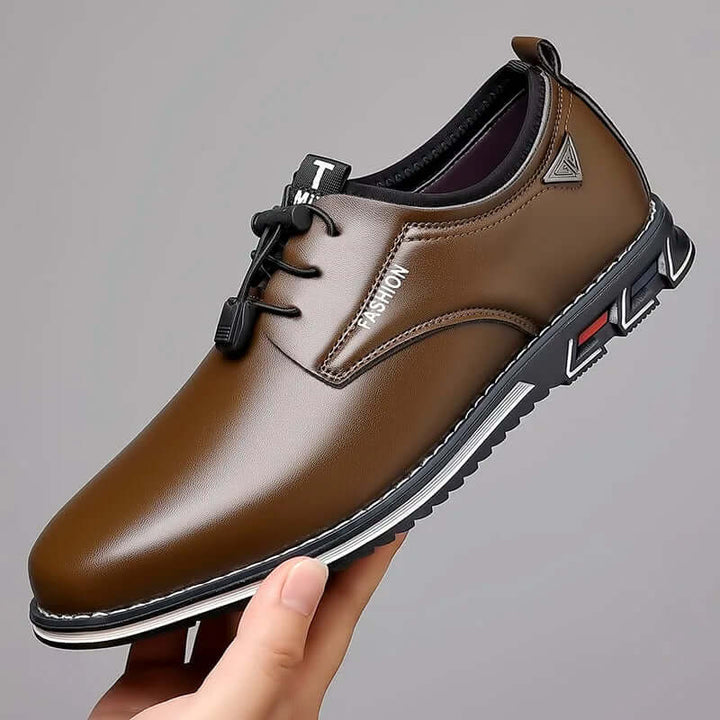 Men's Pointed Toe Casual Lace-Up Shoes