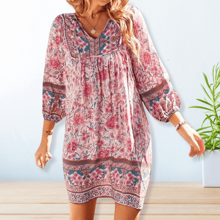 Women's Casual Bohemian Mini Dress