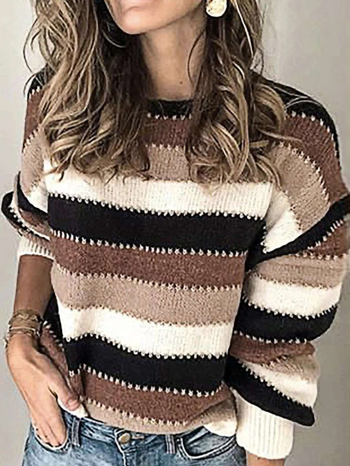 Women's Striped Knitted Sweater
