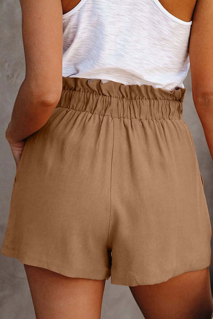 Women's Wide Leg Elastic Waist Shorts