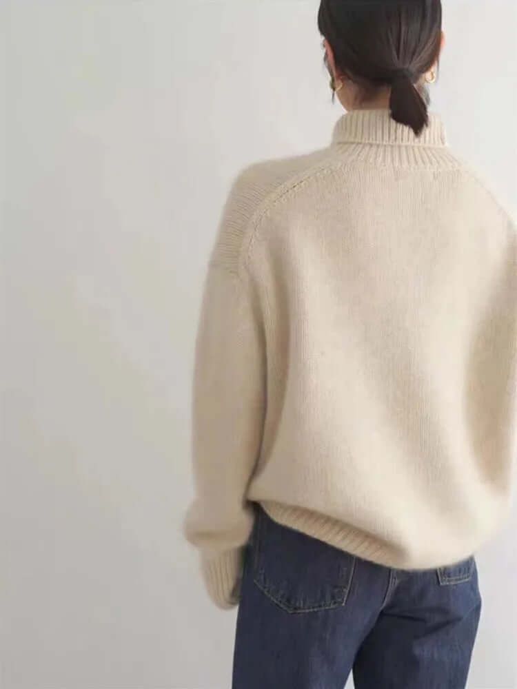 Women's Cashmere High Collar Sweater