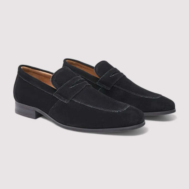 Men's Suede Penny Loafers