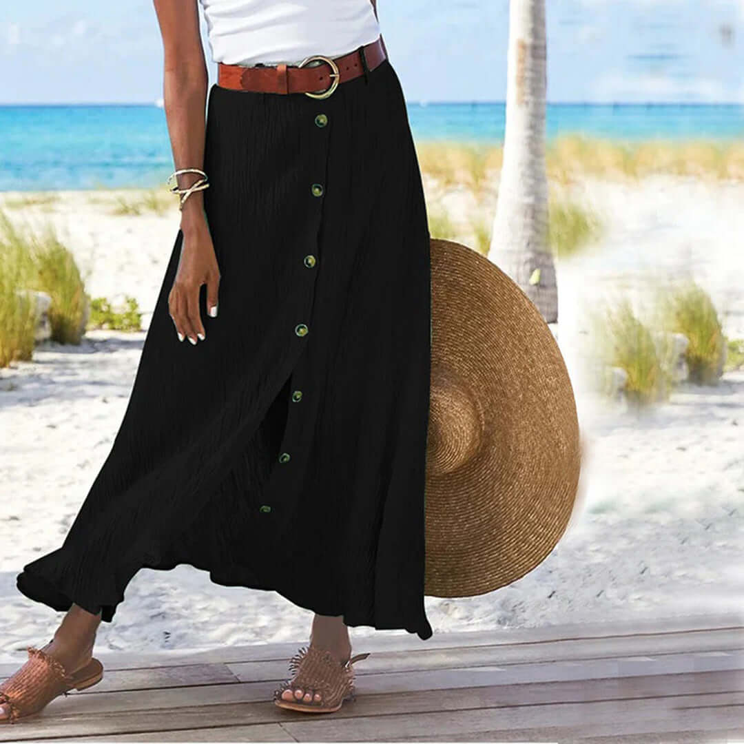 Linen Maxi skirt