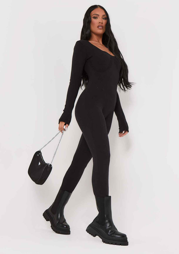 Women's Elegant Long Sleeve Jumpsuit