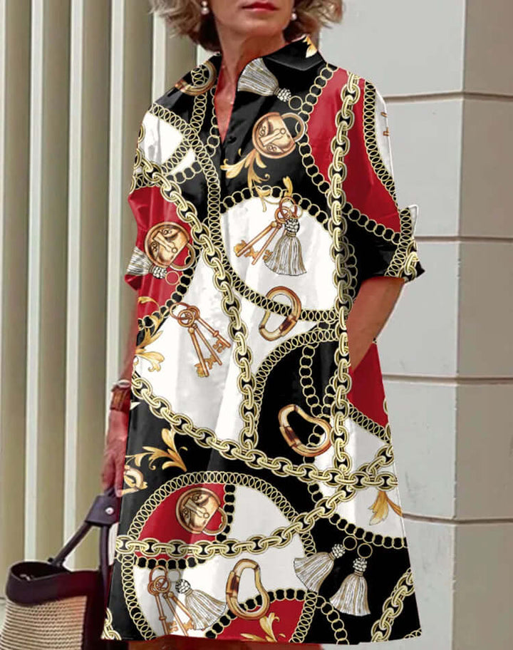 Women's Cotton Blend A-Line Dress
