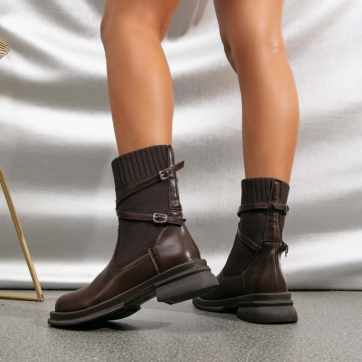 Women's Faux Leather Ankle Boots