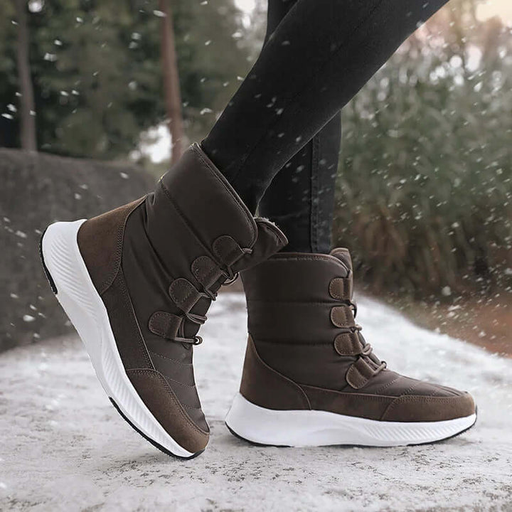 Women's Plush Lined Combat Boots