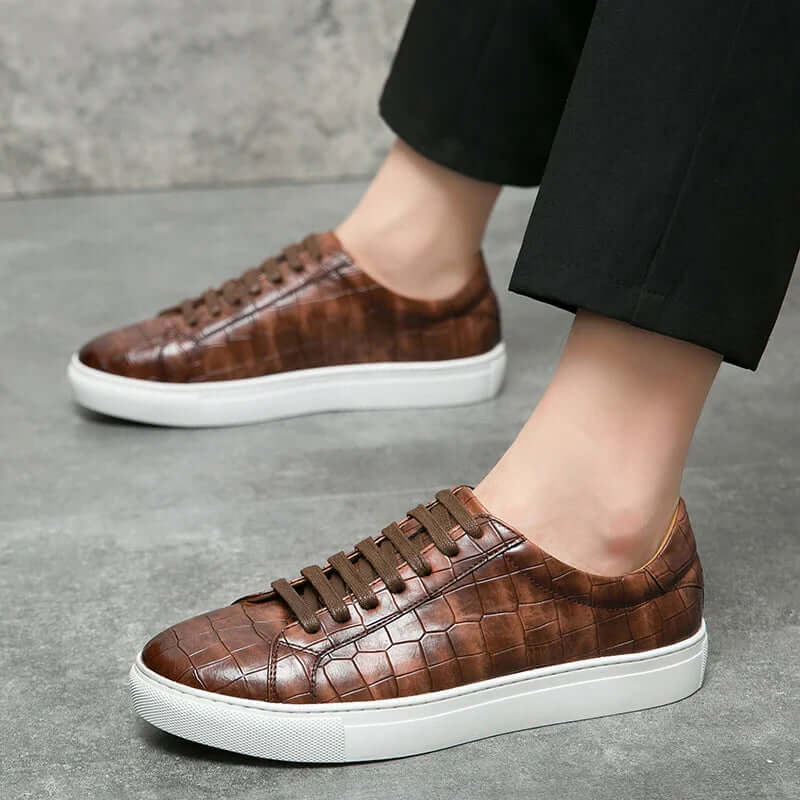 Men's Lace-Up British Style Boots