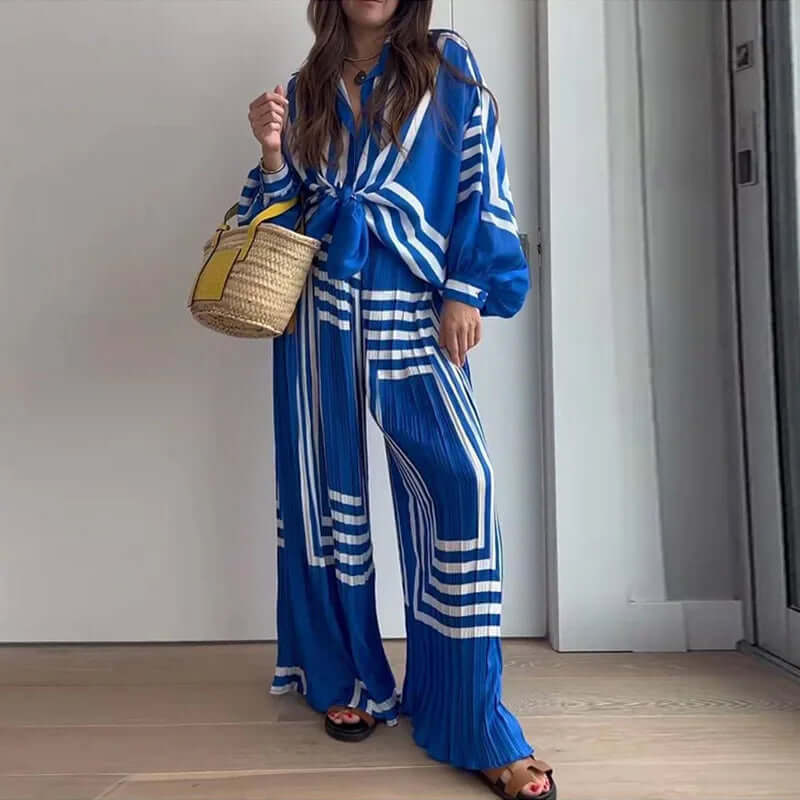 Bohemian Long-Sleeved Women's Set