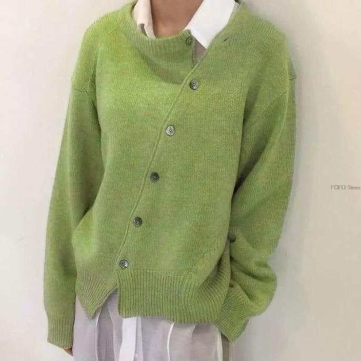 Elegant Women's Cashmere Blend Cardigan