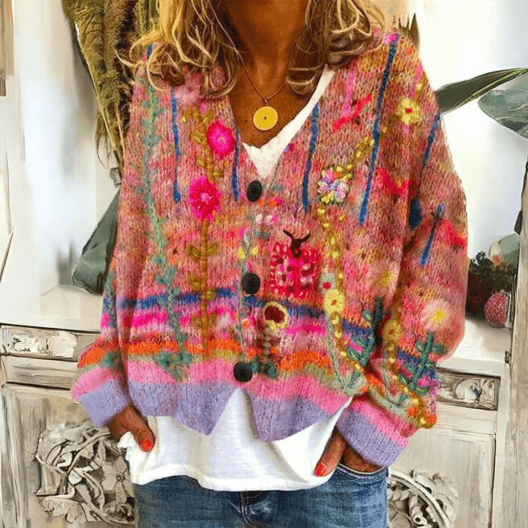Soft Cashmere Knit Cardigan