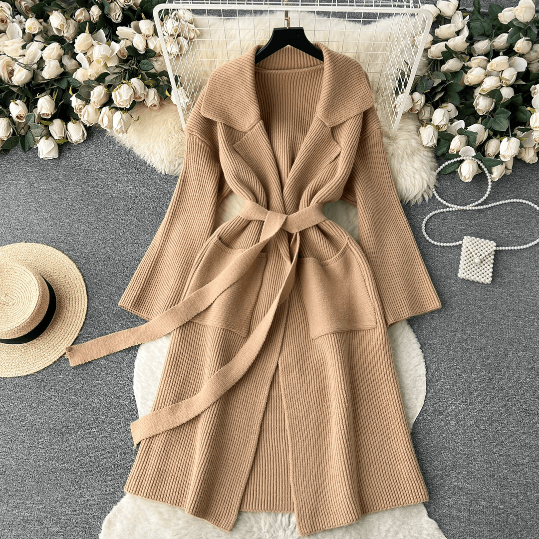 Women's Long Knit Cardigan