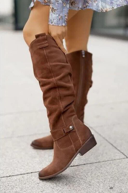 Women's Knee-High Suede Boots