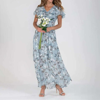 Women's Floral Print Maxi Dress