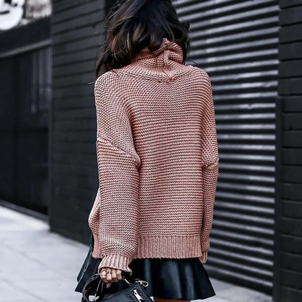 Women's Loose Roll Neck Sweater