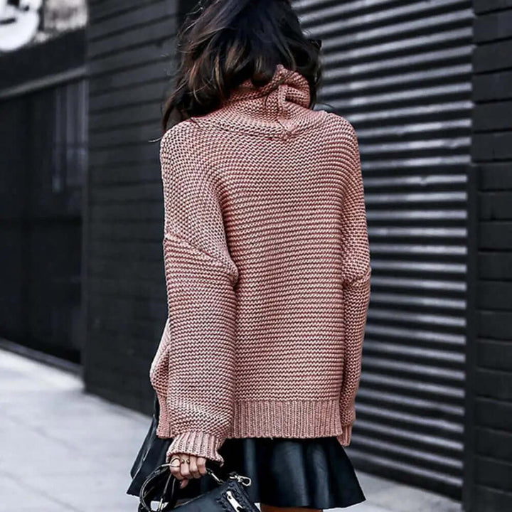 Women's Loose Roll Neck Sweater