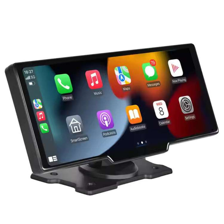 "10.25” Wireless CarPlay & Android Auto Display, HD screen with sleek design, enhances dashboard entertainment and navigation
