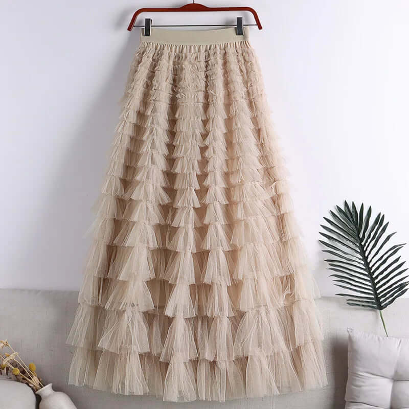 Women's Tiered Maxi Skirt