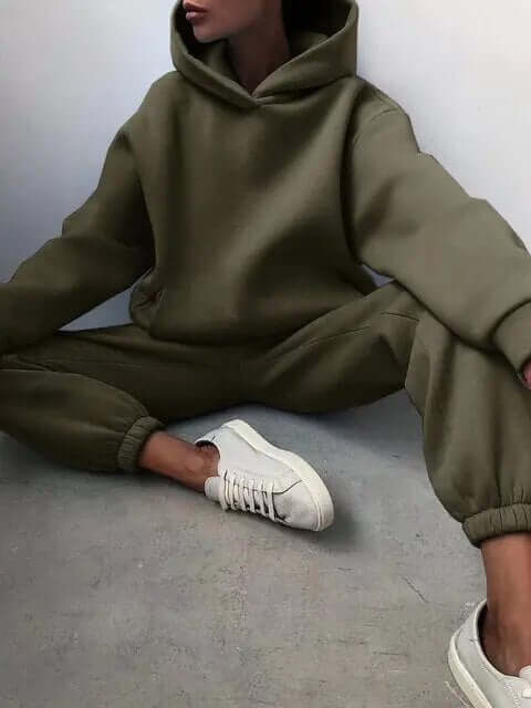 Women's Oversized Two-Piece Tracksuit Set