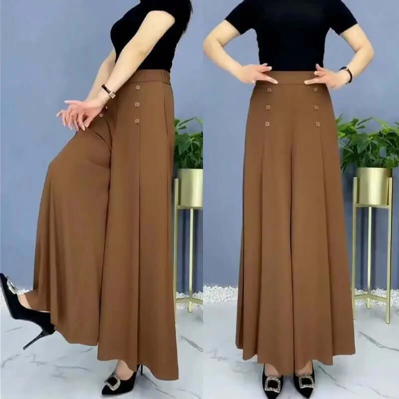 Elegant Flare Trousers - Wide Leg Style
