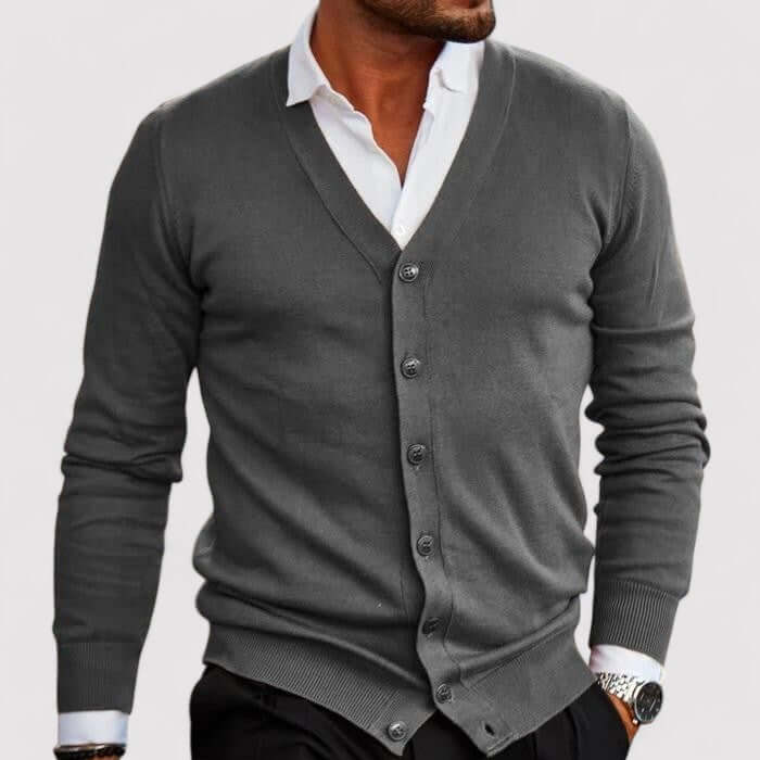 Men's Knitted Cardigan Sweater