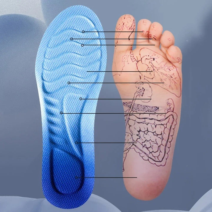 Unisex StepEase Cloud 4D Orthopedic Insoles for Comfort & Support