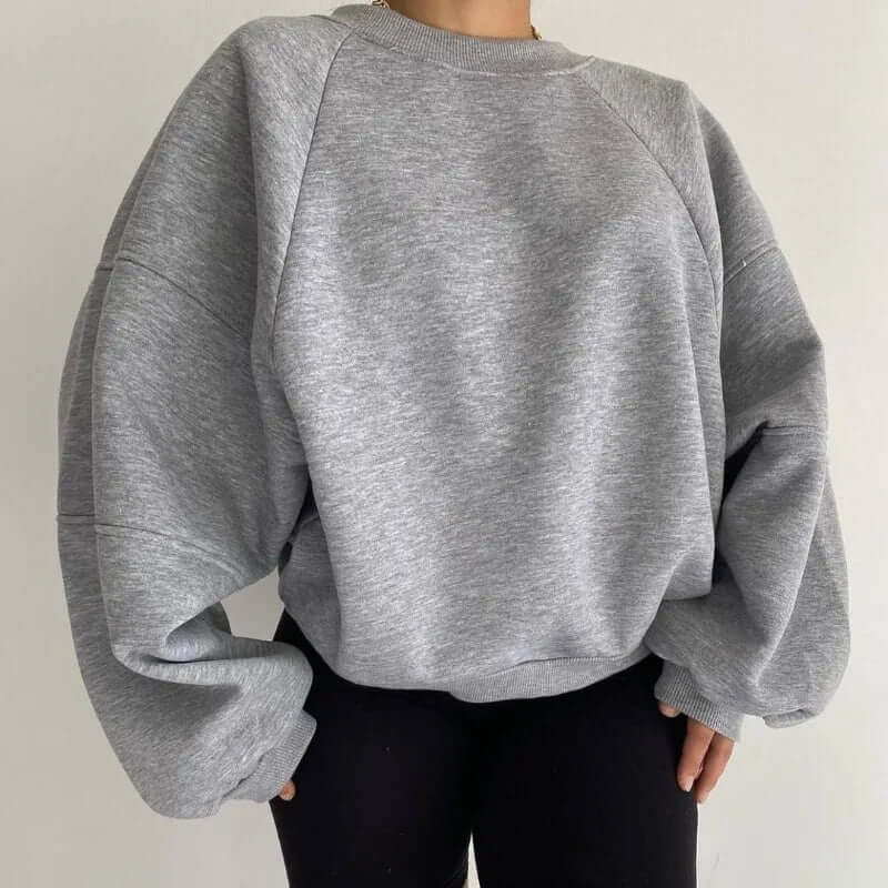 Women's Oversized Cotton Blend Sweatshirt