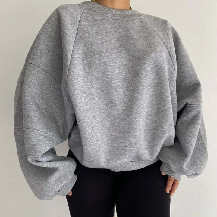 Women's Oversized Cotton Blend Sweatshirt