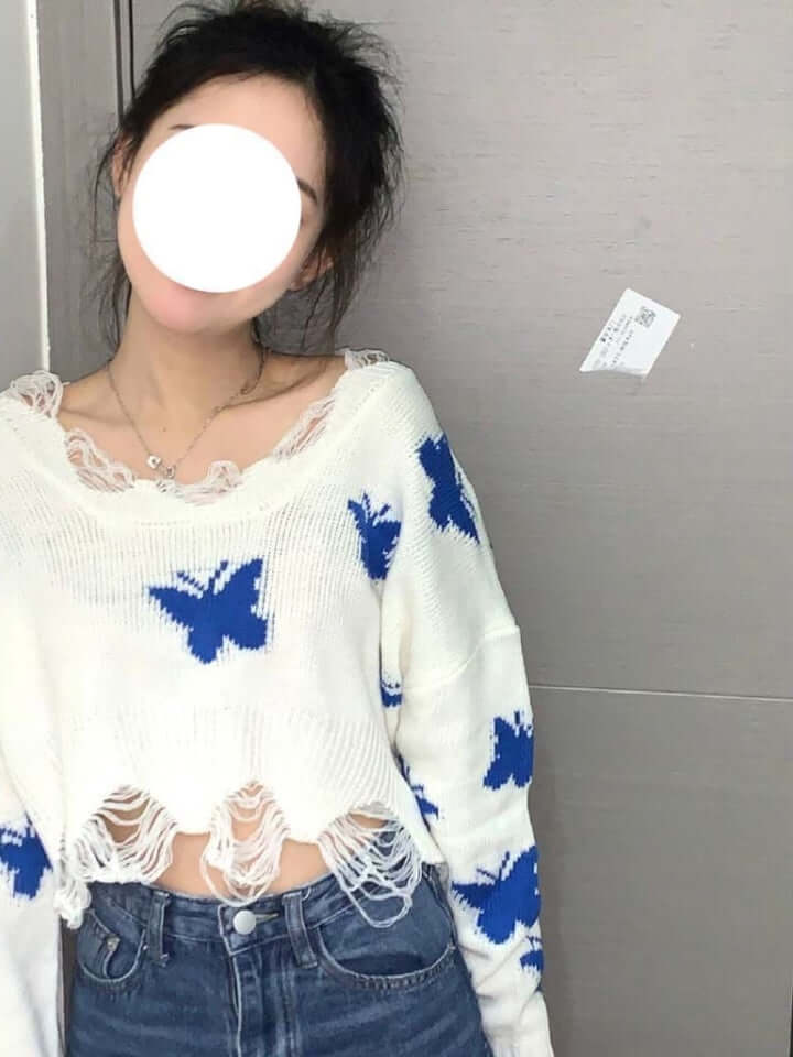 Women's Cashmere Butterfly Sweater