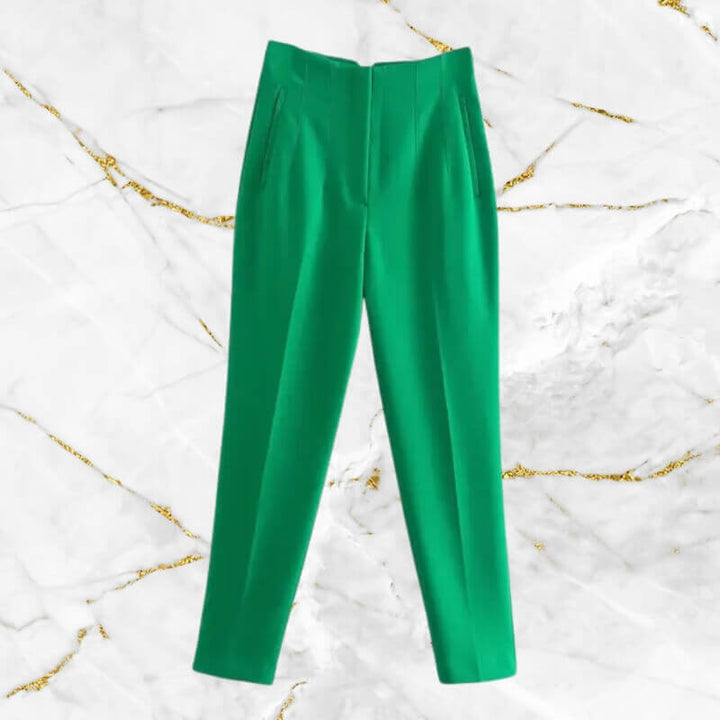 Women's Vintage High-Waist Pencil Pants
