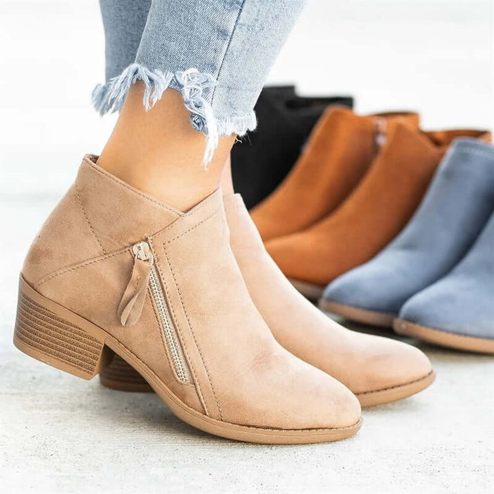Women's Leather Ankle Boots