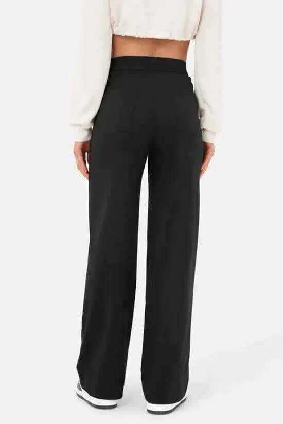 Women's High-Waisted Casual Trousers