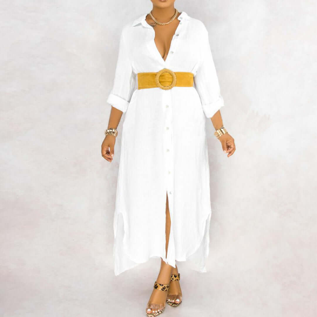 Maxi Dress with Long Sleeves