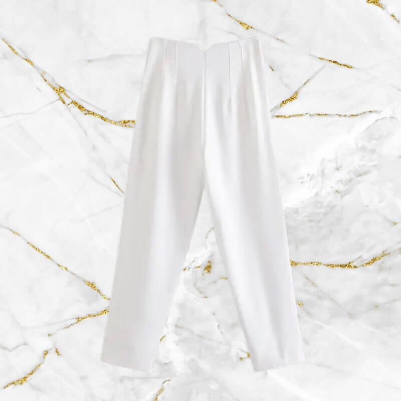 Women's Vintage High-Waist Pencil Pants