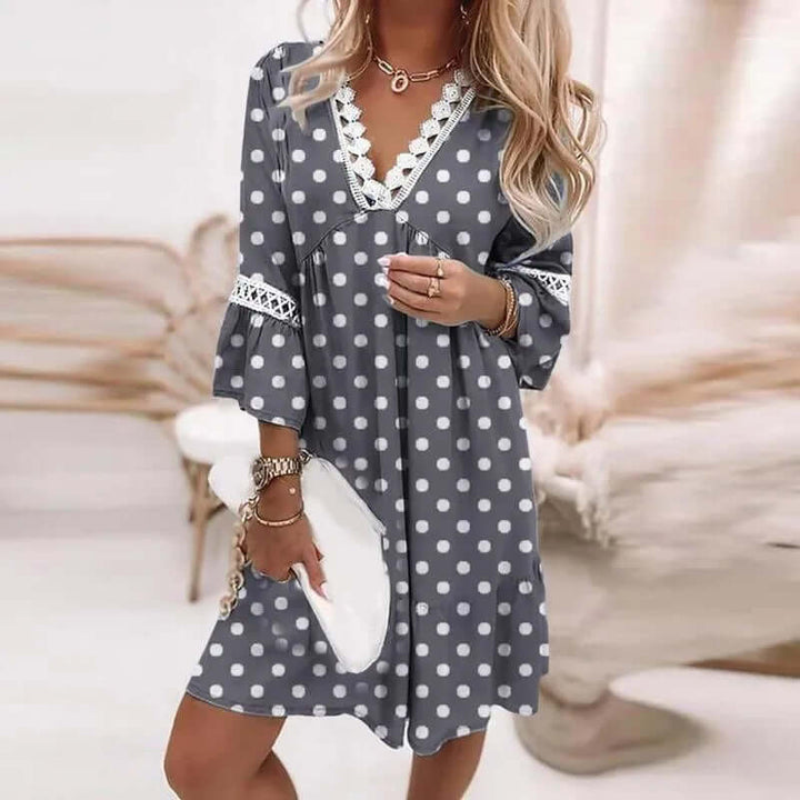 Floral V-Neck Dress