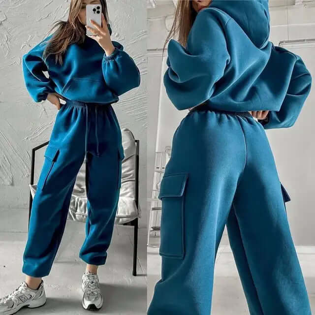 Women's Relaxed Fit Hoodie and Jogger Set