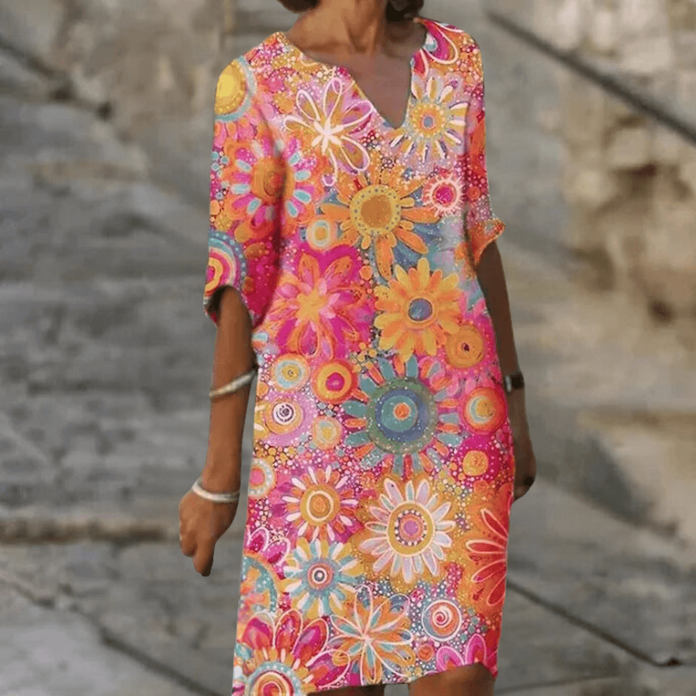 Women's Floral Midi Dress