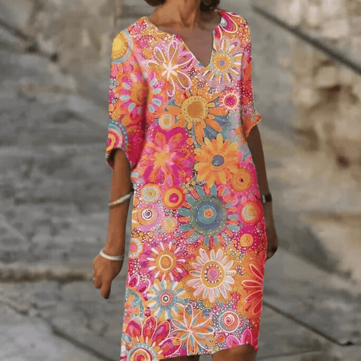 Women's Floral Midi Dress