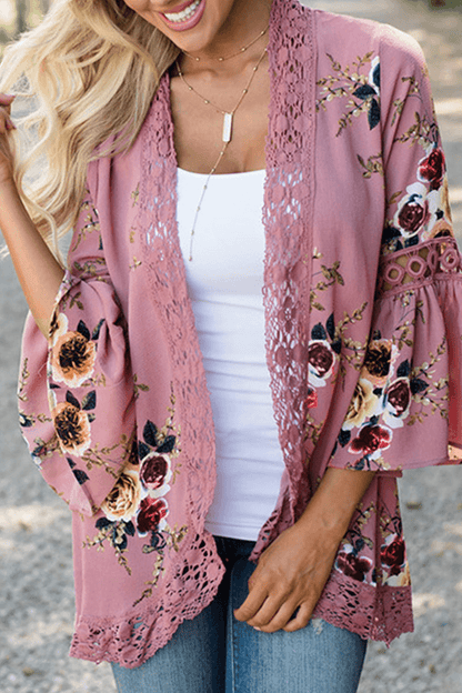 Women's Patchwork Print Casual Top