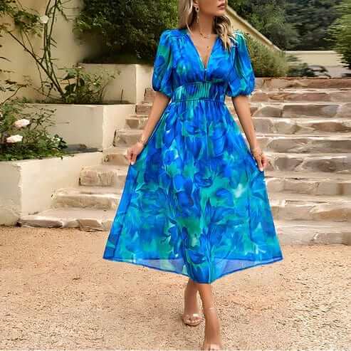 Elegant Midi Dress - Versatile Design