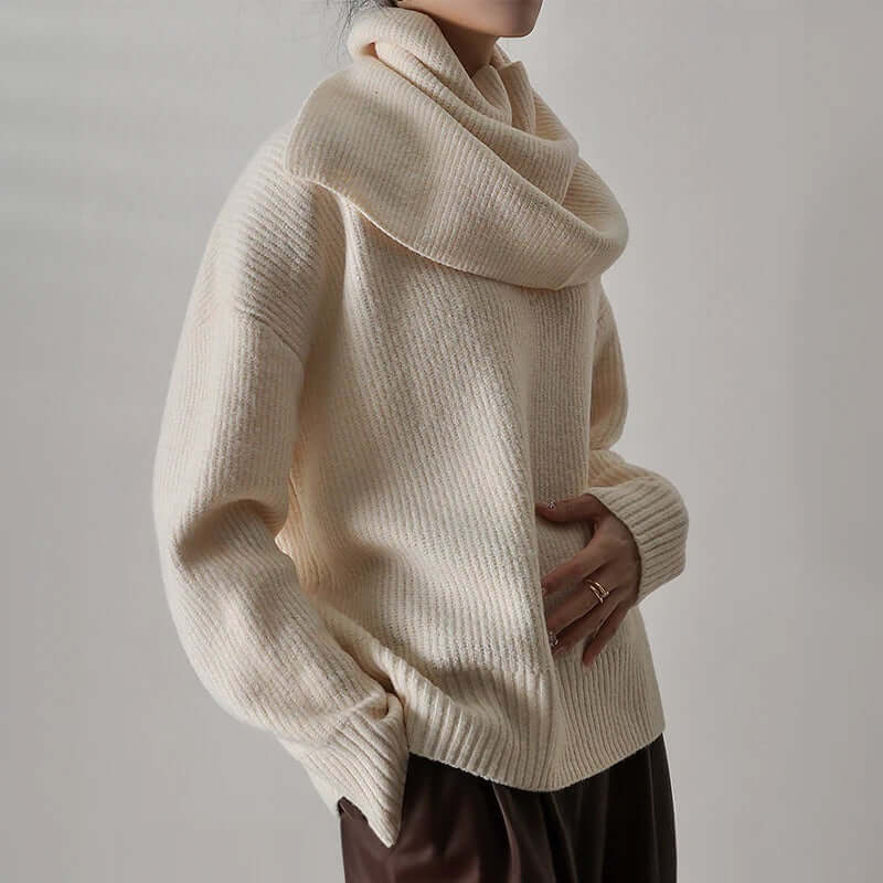 Women's Oversized Turtleneck Jumper