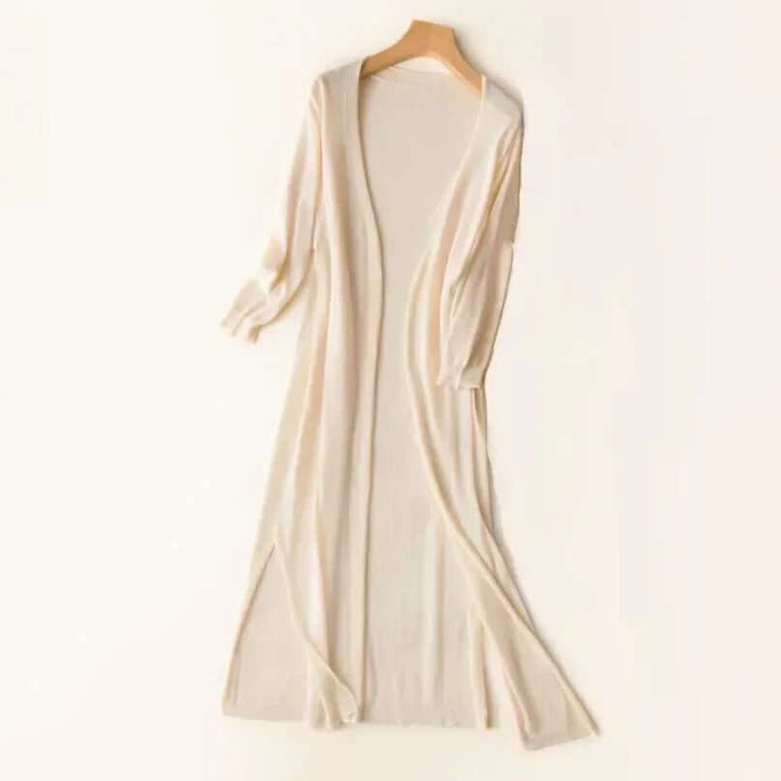 Women's Knitted Long Cardigan Sweater