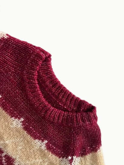 Women's Elegant Knitted Round Neck Sweater