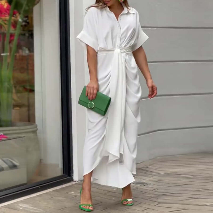 Women's Vintage Ruffle Summer Dress
