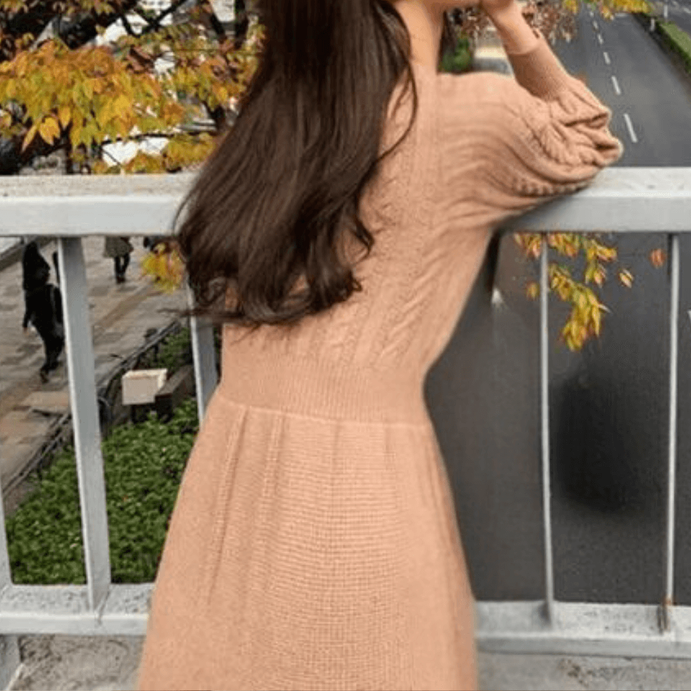Women's Knitted Midi Dress